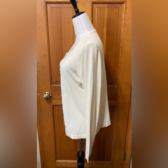 Jaclyn Smith Rhinestone Button Cardigan - Picture 3 of 4